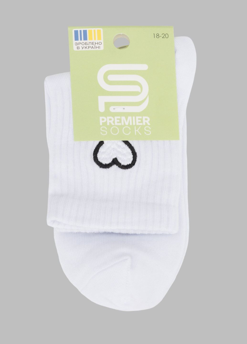 Носки для девочки Сердце 20-22 Белый (4820203339648A) shop (4820203339648) Premier Socks (316000561)