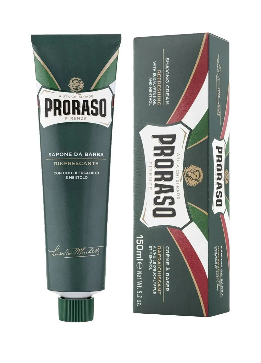 Освежающий крем для бритья Rinfrescante 150 мл Proraso (337171748)