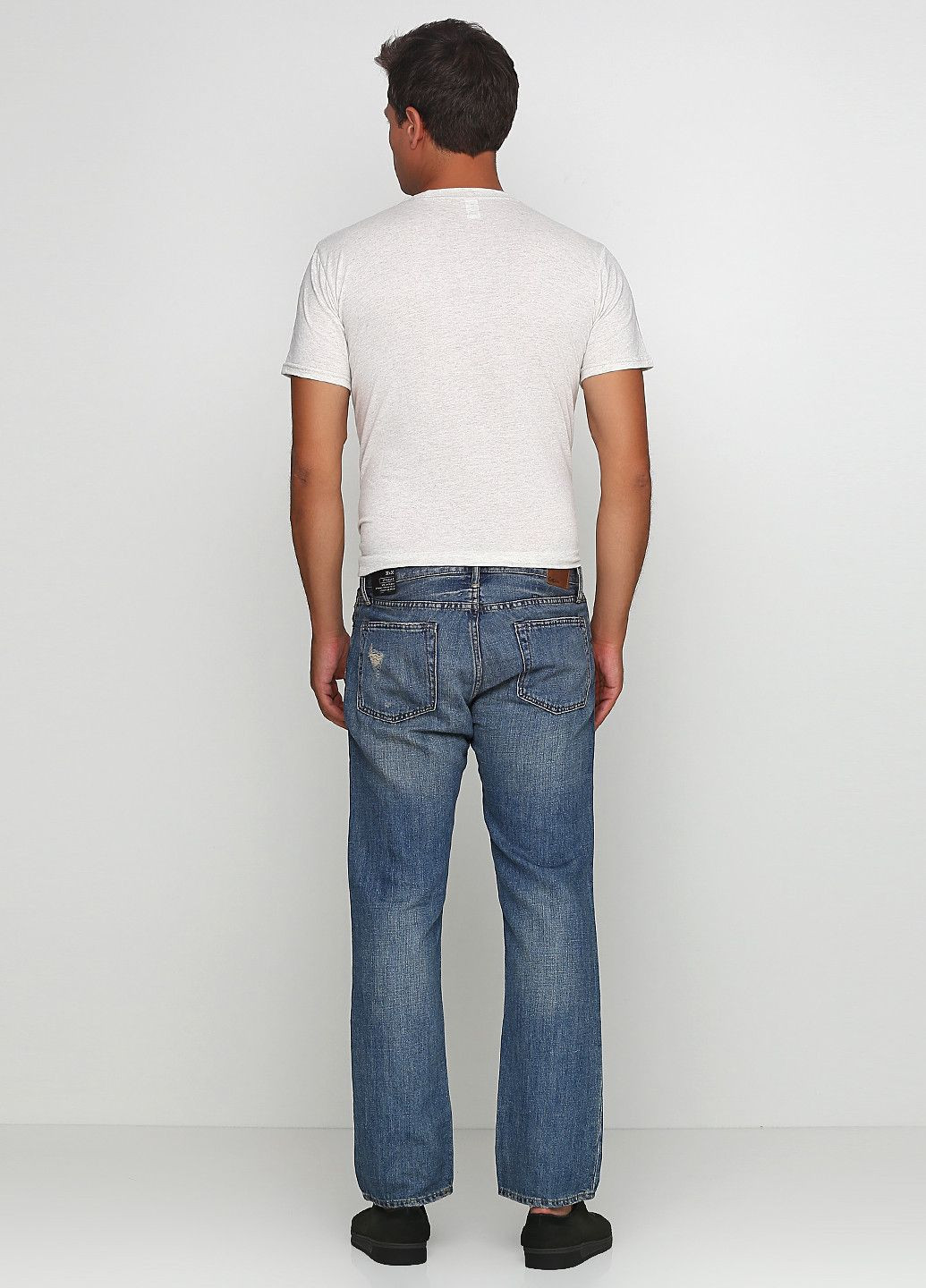 Синие демисезонные джинсы Gap