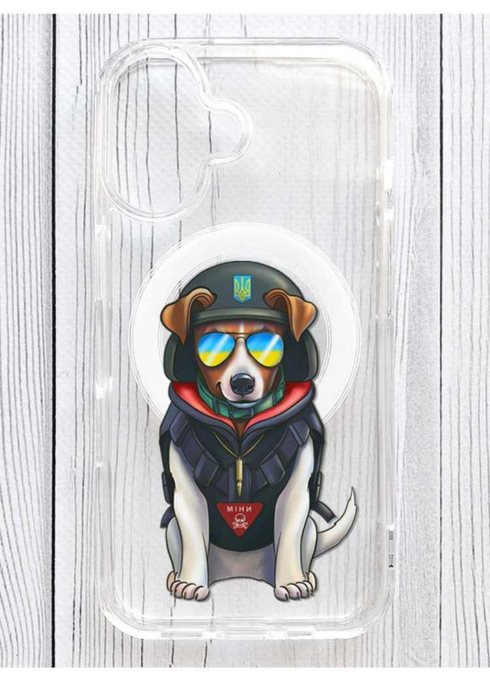 Магнітний чохол на iPhone 16 із підтримкою MagSafe Пес Патрон (принт 4) Silicone Case (356127939)