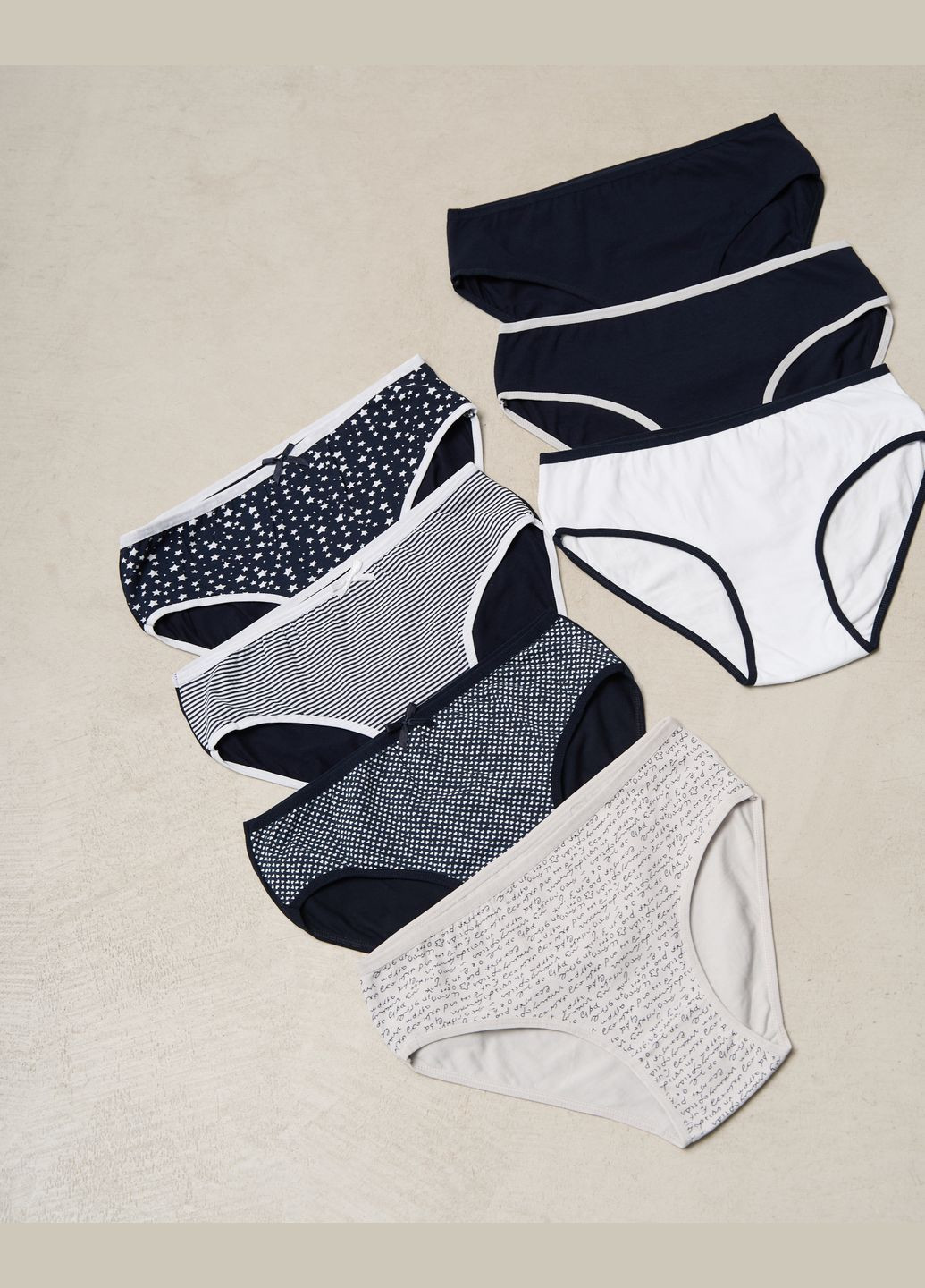 Набор женских трусиков неделька батал - 7 шт Nicoletta (340276983)