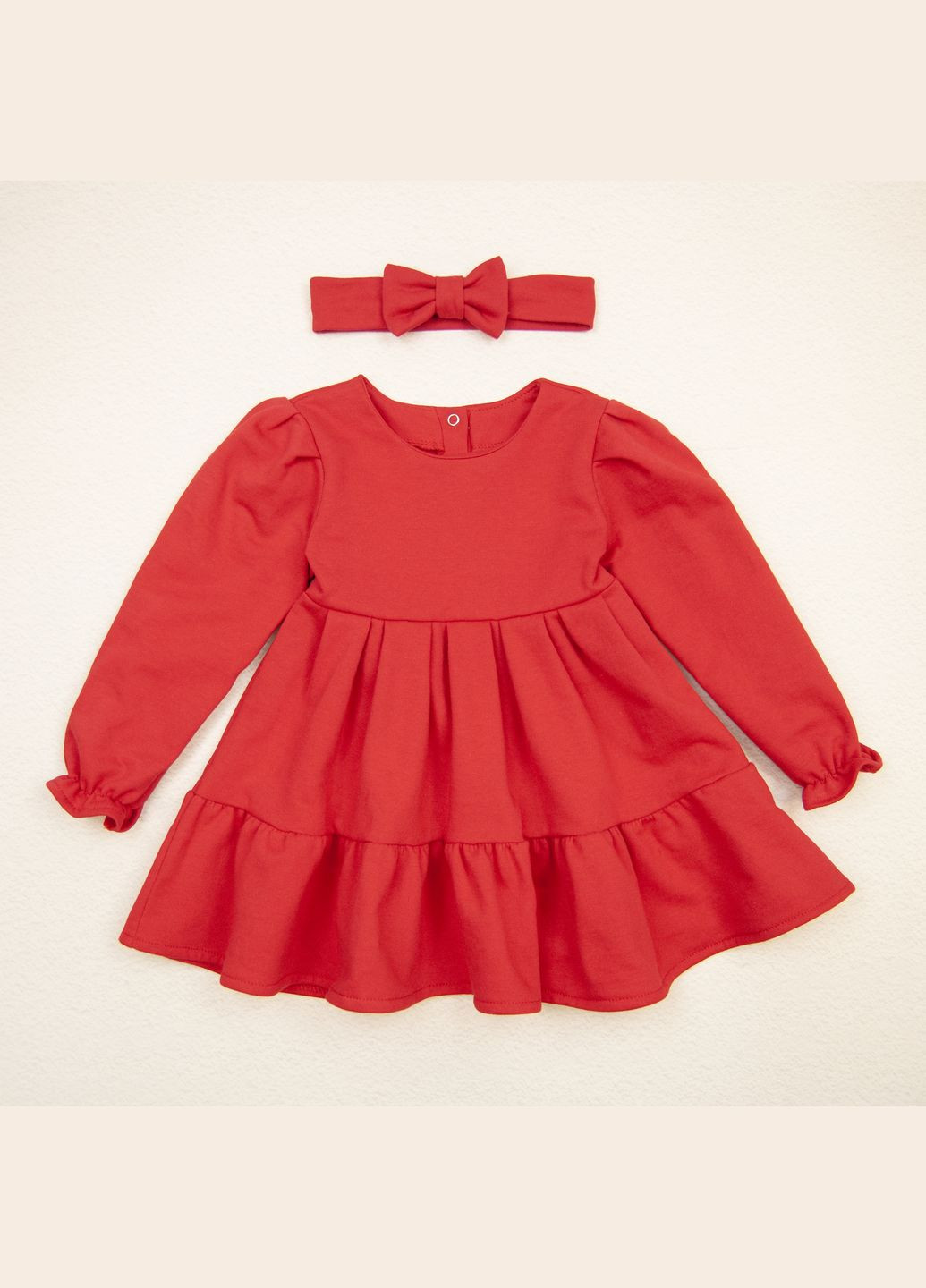 Червона червона сукня з повязкою для дівчинки red holiday червоний dexter's (279761447)