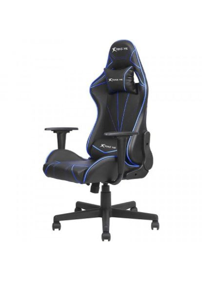 Крісло ігрове Advanced Gaming Chair GC909 Black/Blue (GC-909BU) XTRIKE ME advanced gaming chair gc-909 black/blue (290704653)