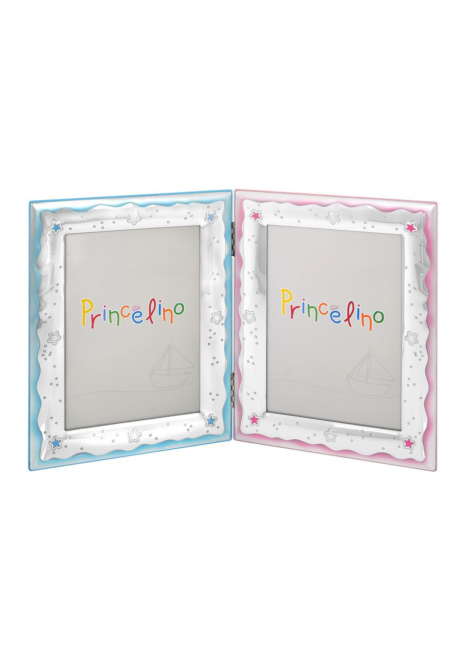 Настольная Детская Фоторамка 13х18см двойная для мальчика та девочки Prince Silvero (265231581)