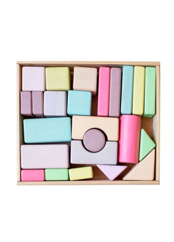 Дитячий дерев'яний конструктор, 24 дет. (7416/KD-255-10) Клевер (324423444)