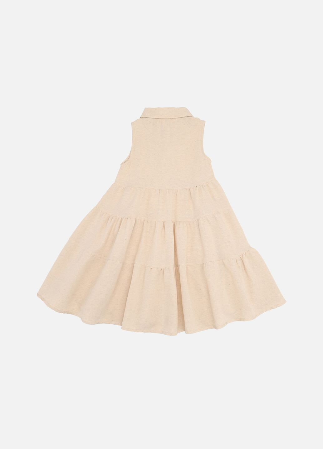 Бежевое платье для девочки цвет бежевый cb-00274524 Yuki (330222670)