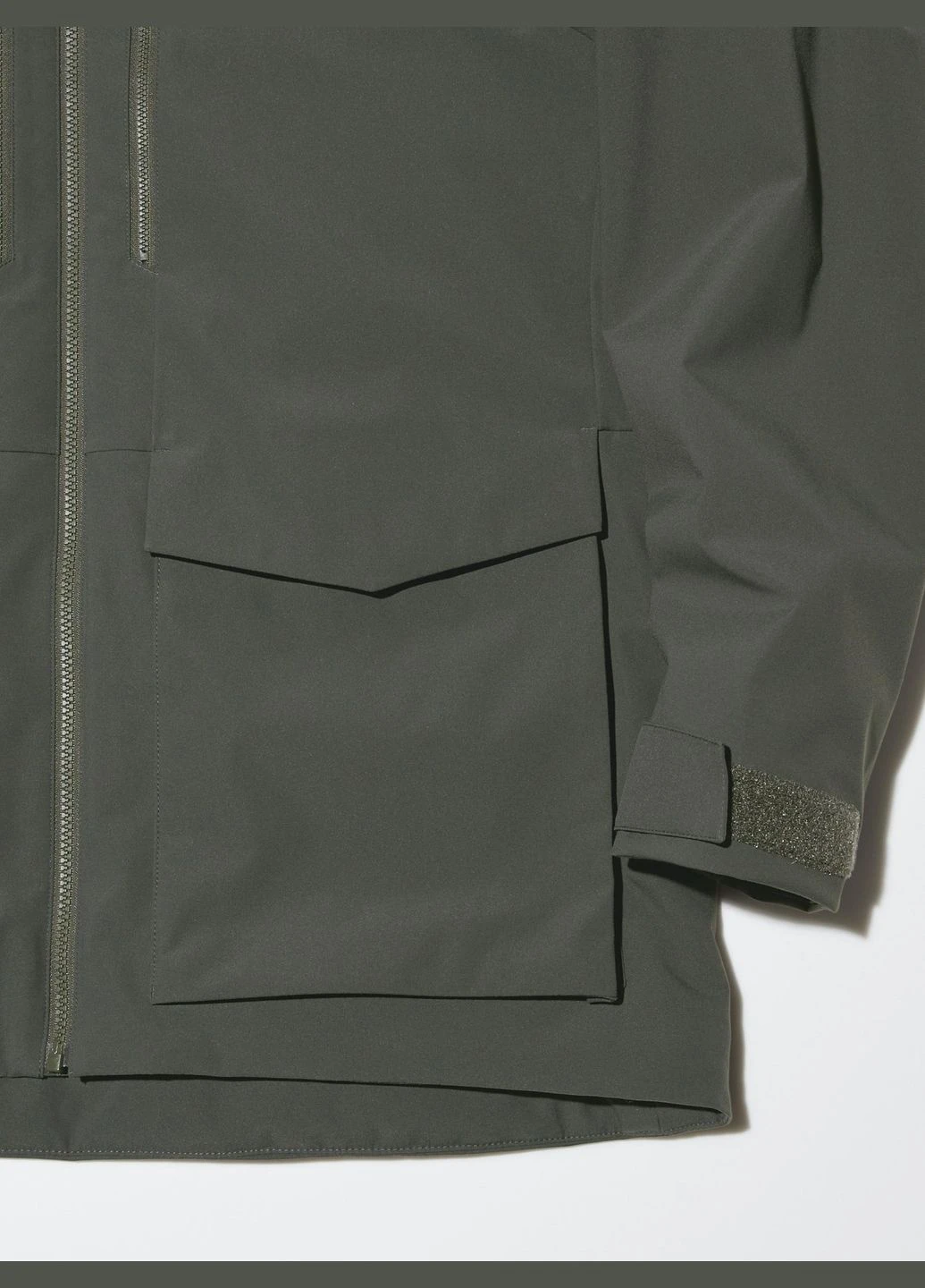 Темно-сіра зимня hybrid пухова куртка серії 3d cut 459622-dark_grey Uniqlo