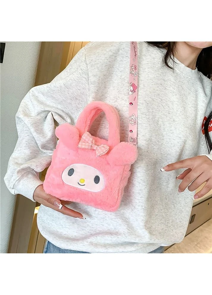 Плюшевая сумка Sanrio – 18×17 см, милый дизайн My Melody розовая No Brand (380696538)