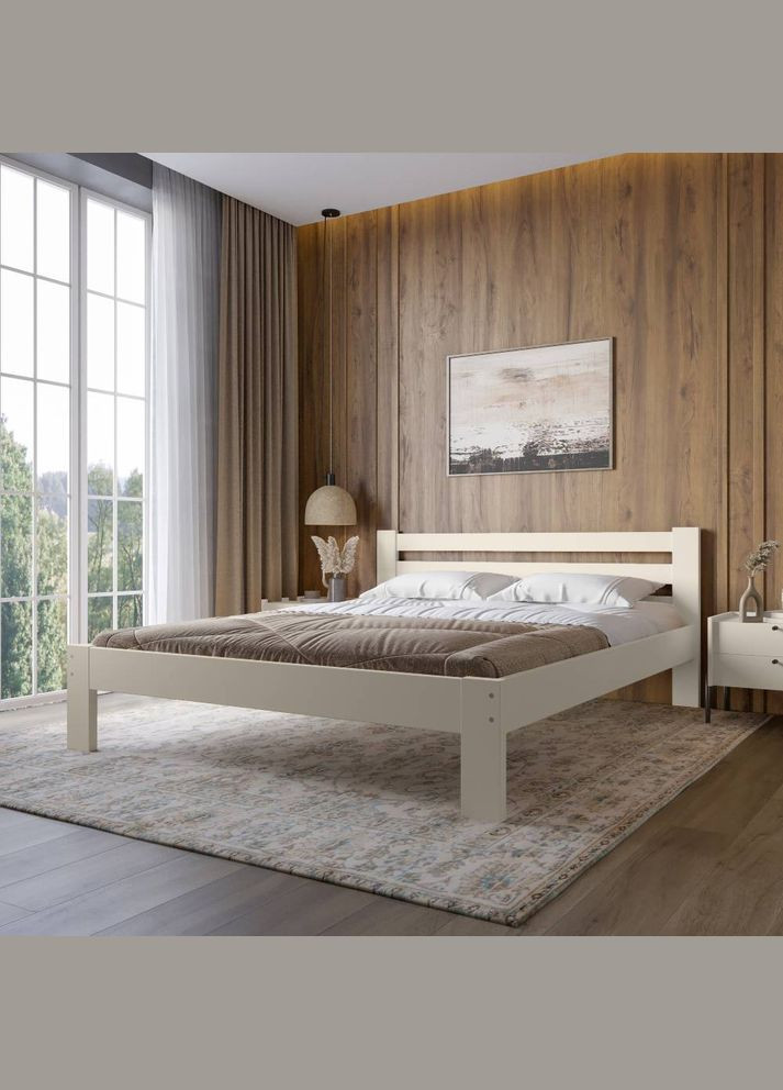 Односпальная деревянная кровать Бавария (S2005Y50R) 90х190 см (MBG-14840) Mebigrand (366027638)