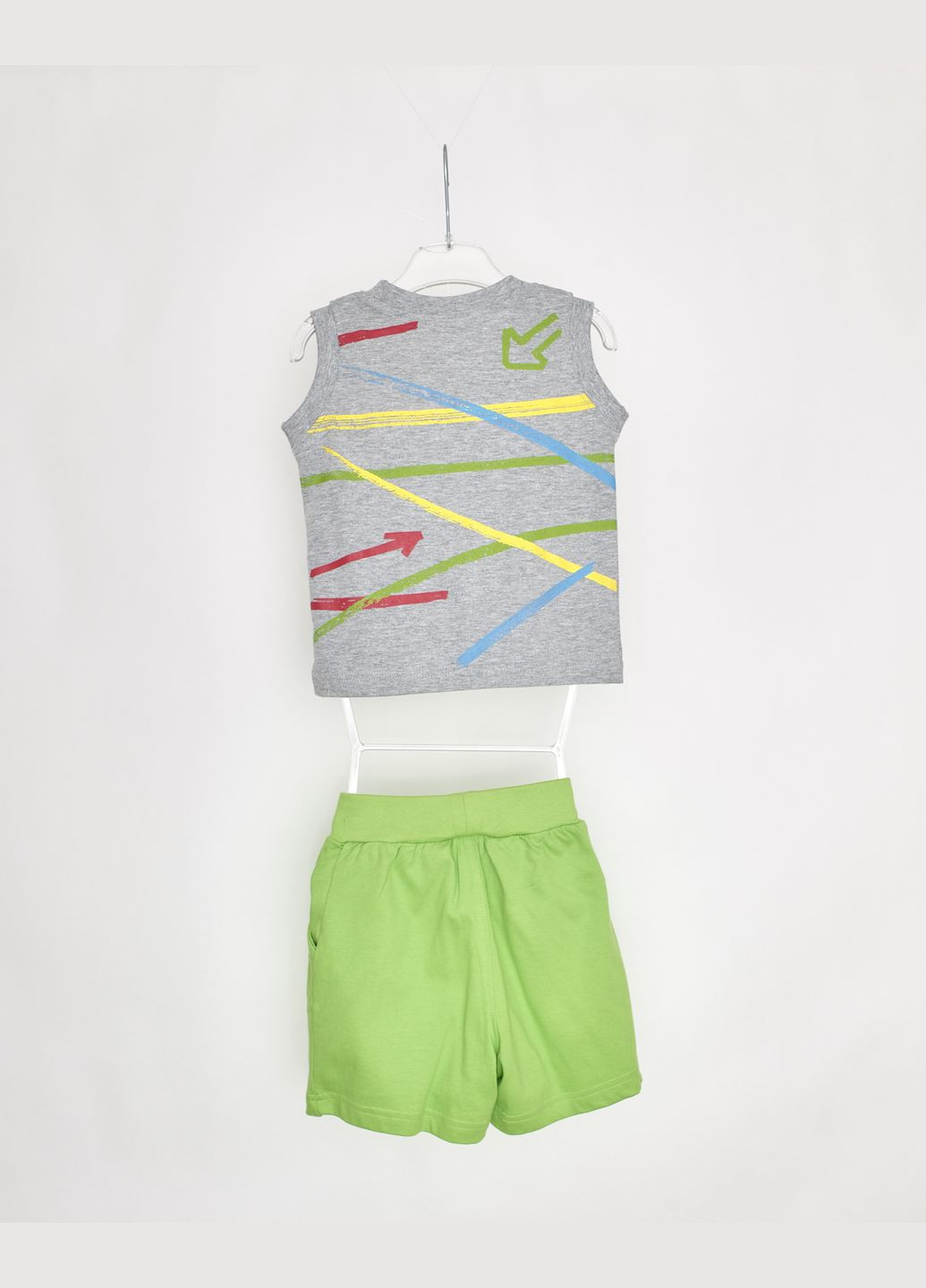 Салатовый летний костюм(майка+шорты) 21482o23 салатовый Sprint