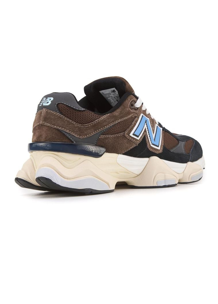 Чорні Осінні кросівки чоловічі new balance 9060 brown black нью беланс 9060 No Brand