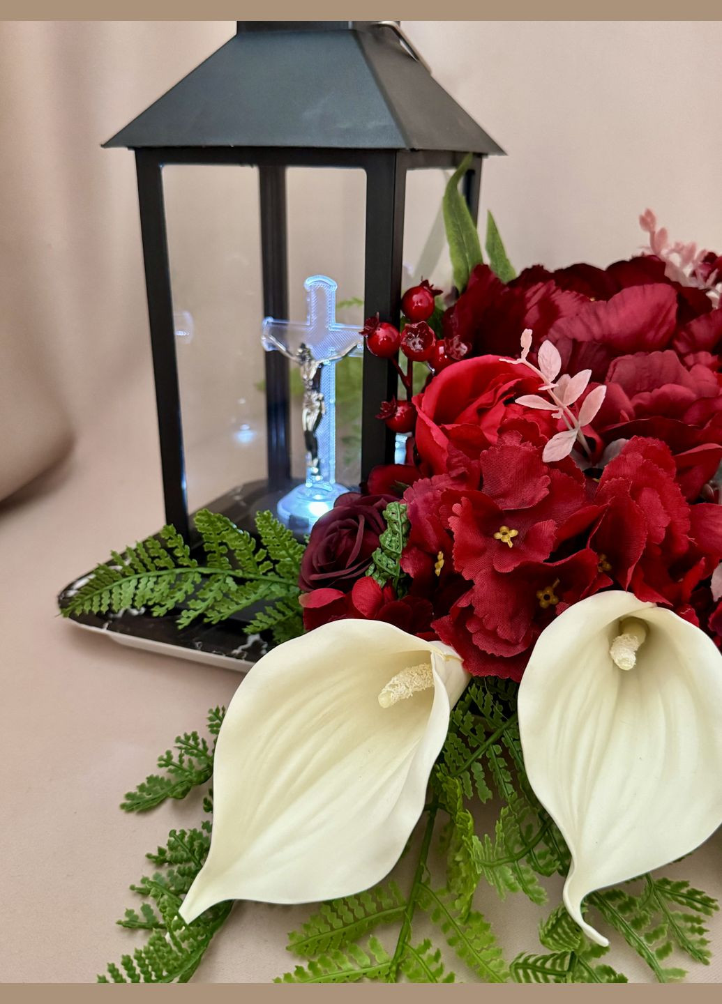 Композиция с лампадкой на солнечной батарее Hand Made (326800181)