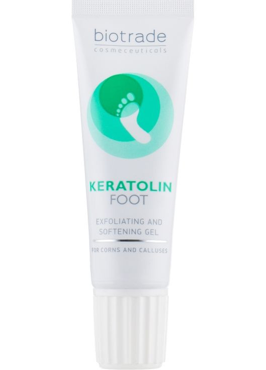 Гель против мозолів, натоптишів і бородавок Keratolin Foot Gel 15ml (433323-22028) Biotrade (368608238)