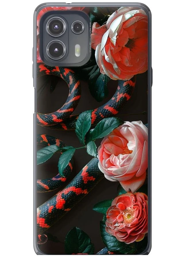 Силиконовый чехол 'Floran Snake' для Endorphone Motorola Edge 20 Lite (286769619)
