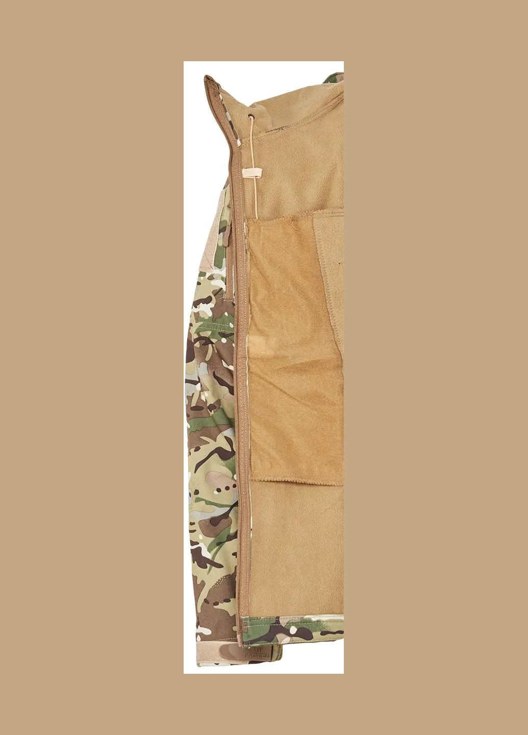 Комбинированная демисезонная куртка patriot soft shell multicam KOMBAT