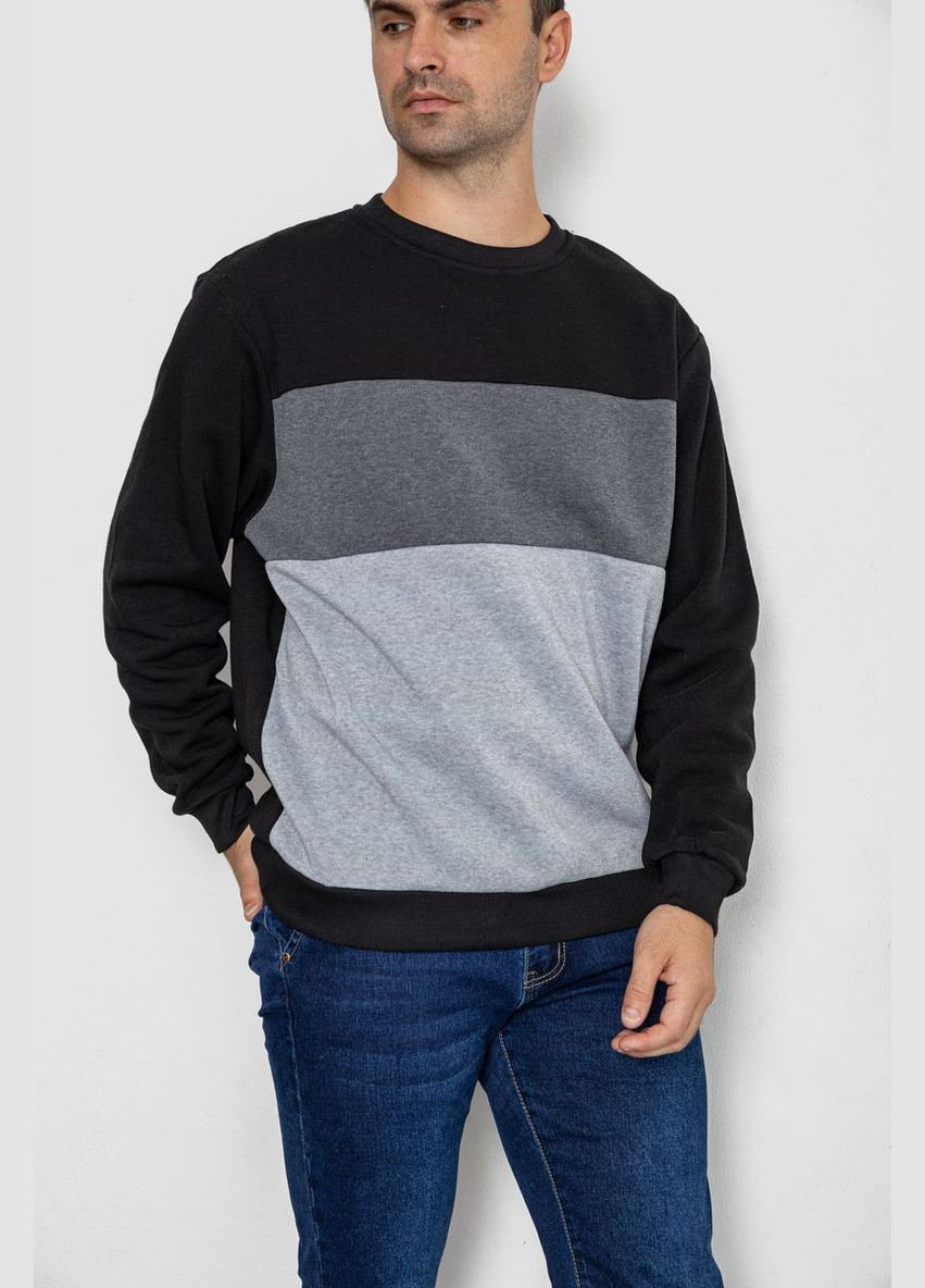 Комбинированный демисезонный батник мужской на флисе Ager 244R2349