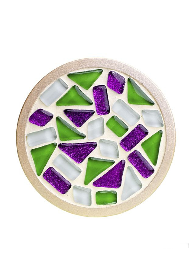 Набір для творчості «Кришталеве скло мозаїка. Підставка для чашок» колір різнокольоровий ЦБ-00236331 Mosaaro (294913144)