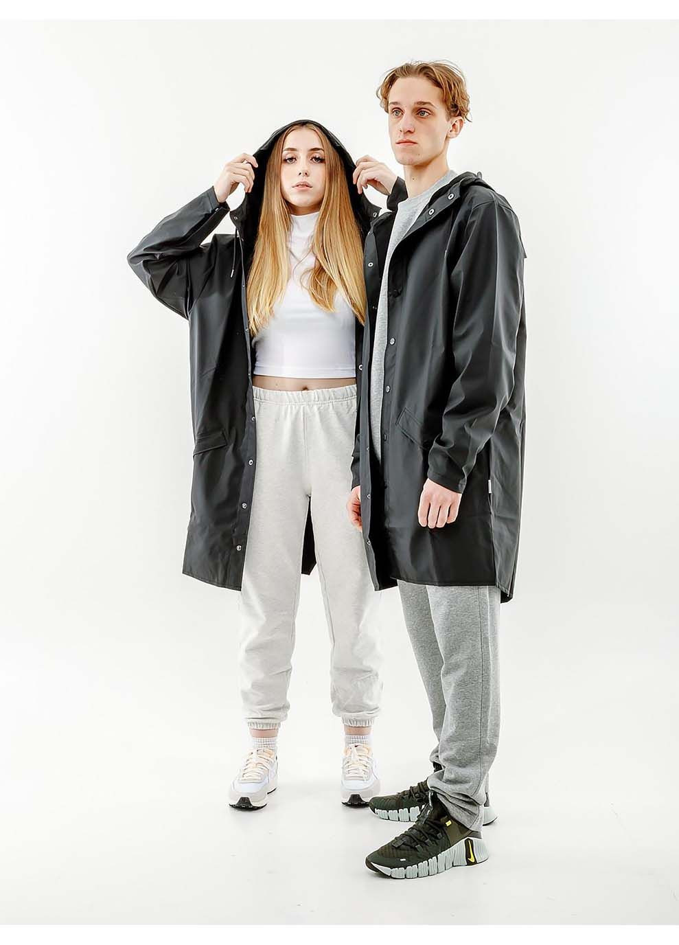 Куртка унісекс Jackets Чорний Rains (367596107)