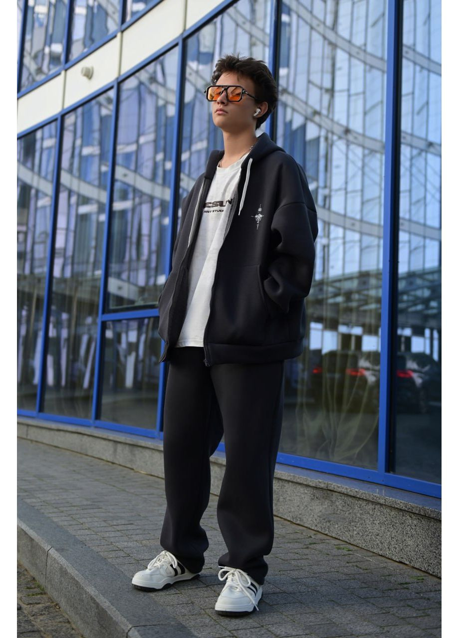 Подростковый костюм оверсайз ЗАМЕРЫ В ОПИСАНИИ DK/DL Мода без кордонів (369529849)