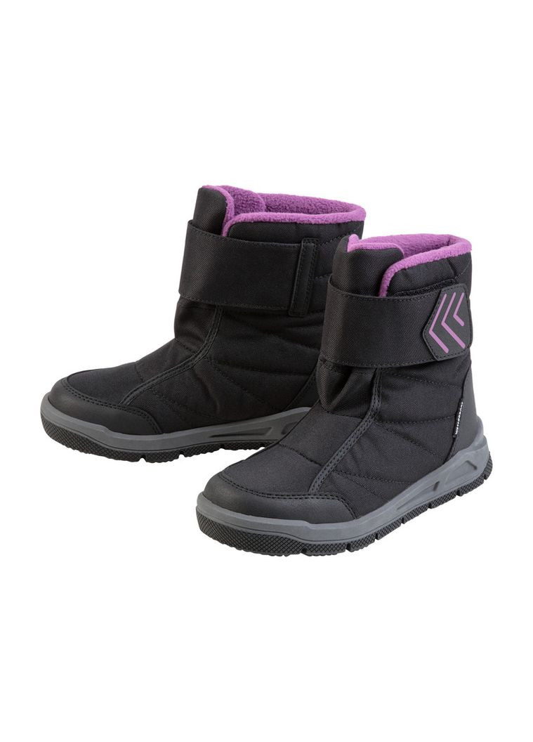 Термо-чоботи з мембраною WATERPROOF для дівчинки LIDL 470870 чорний Pepperts (340269204)