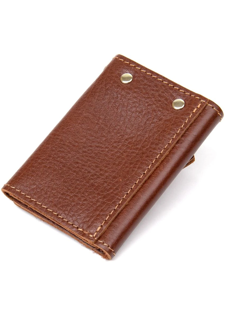 Ключниця з магнітом та карабіном натуральна шкіра(SO_11394) No Brand (382935075)