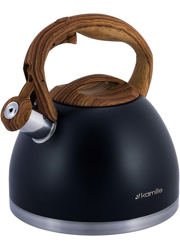 Чайник Whistling Kettle из нержавеющей стали 2.7л со свистком для чая и кипятка Kamille (368988416)