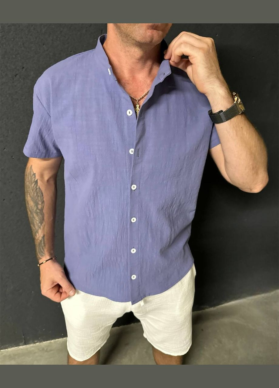 Синяя рубашка Luna