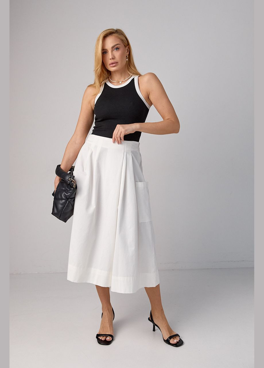 Жіночі штани-кюлоти з імітацією спідниці Liton (297373668)