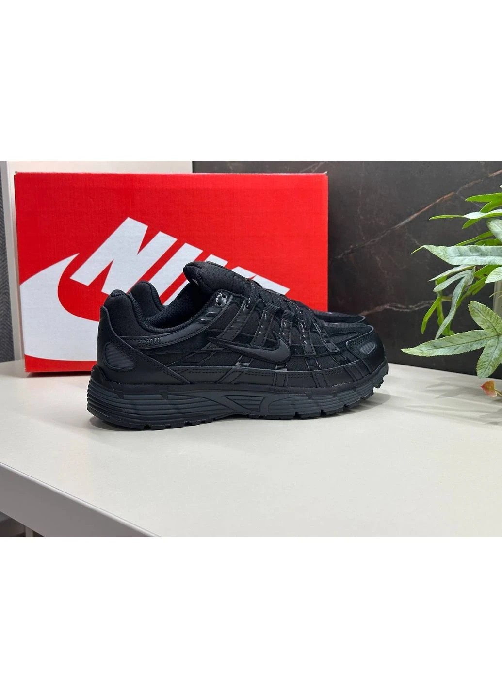 Черные летние кроссовки nike p-6000 black !!gore-tex!! найк п-6000 No Brand