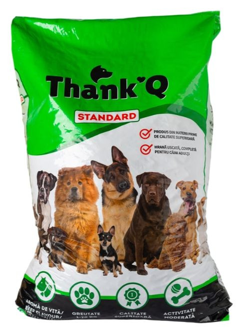 Thank'Q STANDART XXL Яловичина, сухий корм для собак. Протеїн: 18%, жир: 8% 10кг Thank’Q (327796157)