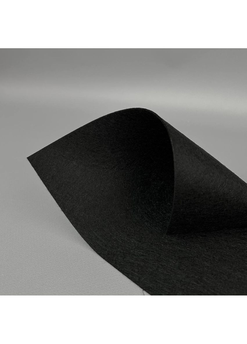 Фетр 1 мм, 20х30 см, цвет – черный Plus-plus (352751785)