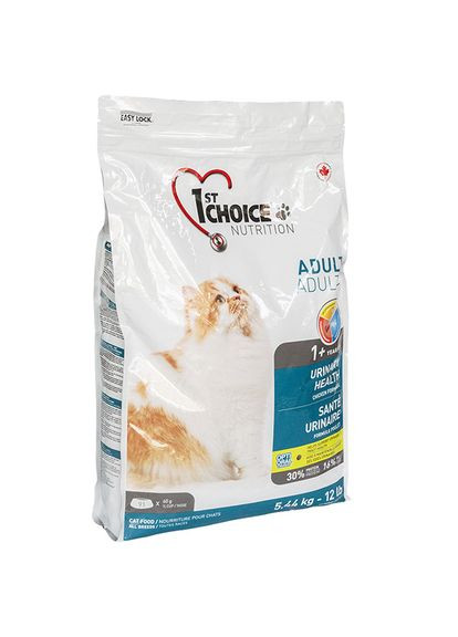 Сухий корм для дорослих котів Urinary Health для котів схильних до МБК 5.44 кг (65672267052) 1st Choice (279564152)