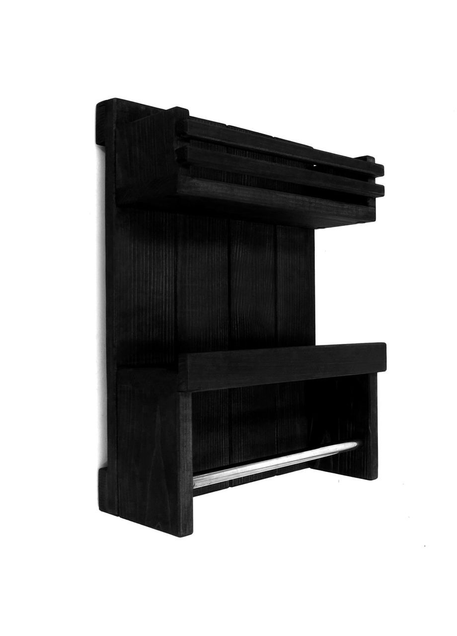 Полка для ванной из дерева Кобленц венге (ВНП-002412) No Brand (328091906)