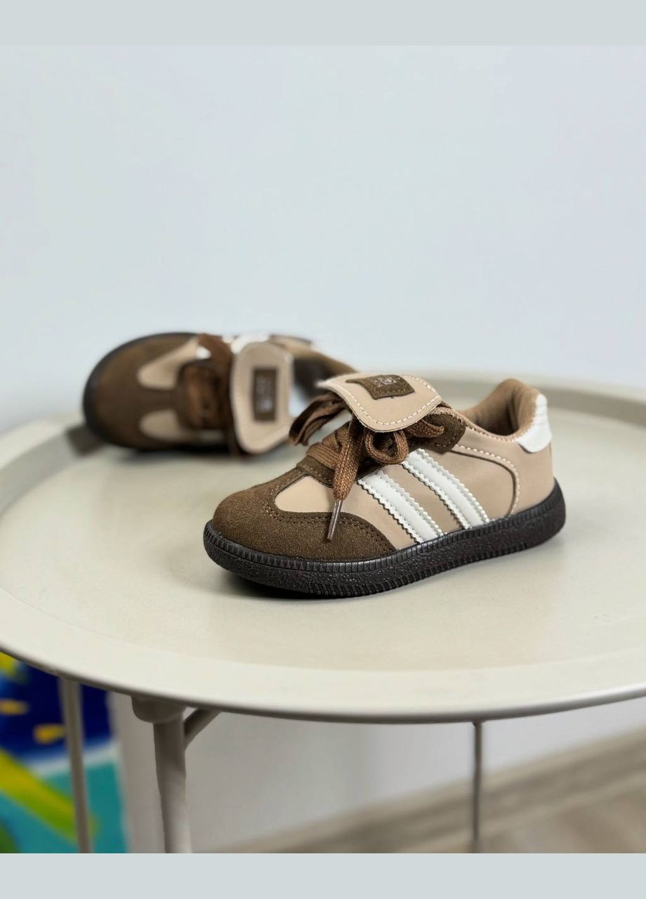 Бежеві всесезонні дитячі кросівки бежеві 1492 No Brand