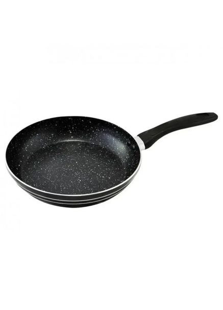 Сковорода 22 см чорний мармур UN-5153 | Антипригарна сковорода Мармурова сковорода Unique (364665711)