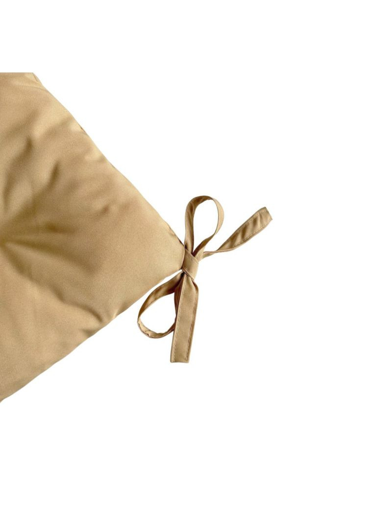 Подушка на стілець 40х40х8 см кремовий No Brand (324829721)