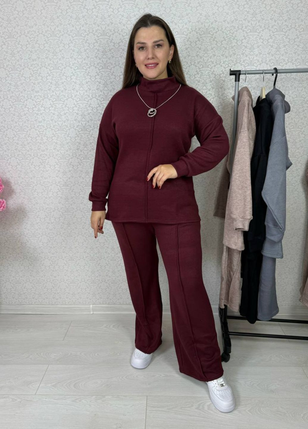 Костюм двойка: Кофта с воротником стойкой и брюки. Україна (322760629)