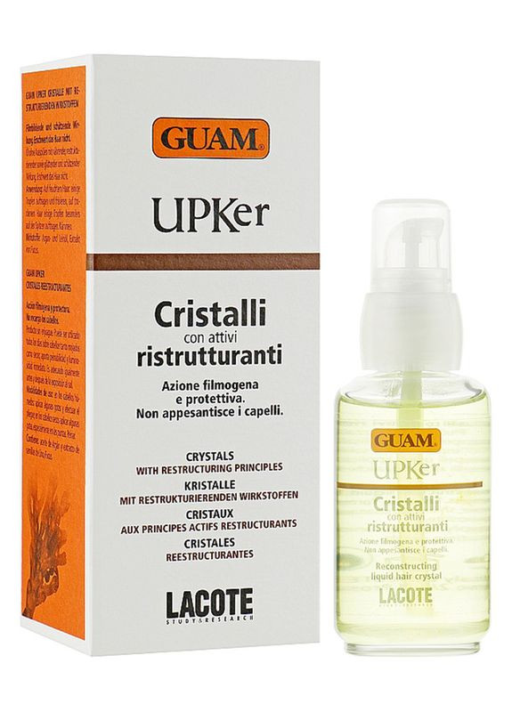Средство для волос UPKer Crystals with Restructuring Principles 50ml (2-469775) Guam (369797028)
