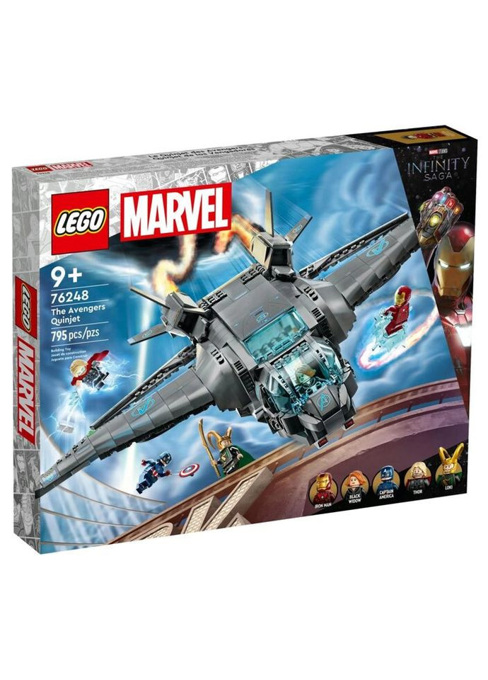 Конструктор Super Heroes Квинджет Мстителей 795 деталей (76248) Lego (281425478)