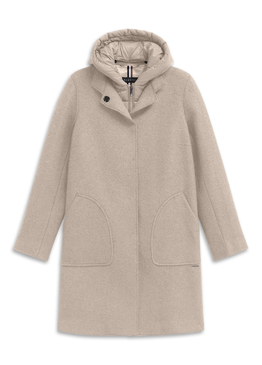 Бежеве демісезонне Жіноче пальто Бежеве Bugatti