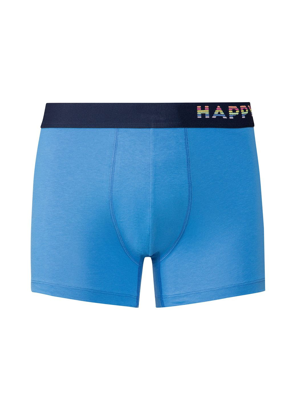 Труси шорти однотонні для чоловіка 400521 блакитний Happy Shorts шорты (268296887)