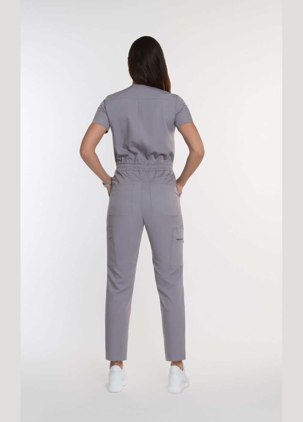 Комбінезон медичного одягу (сірий) MioMed однотонний сірий
