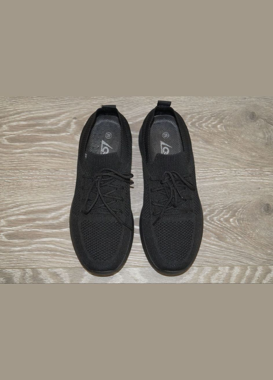 Черные демисезонные кроссовки мужские текстильные черные LQD
