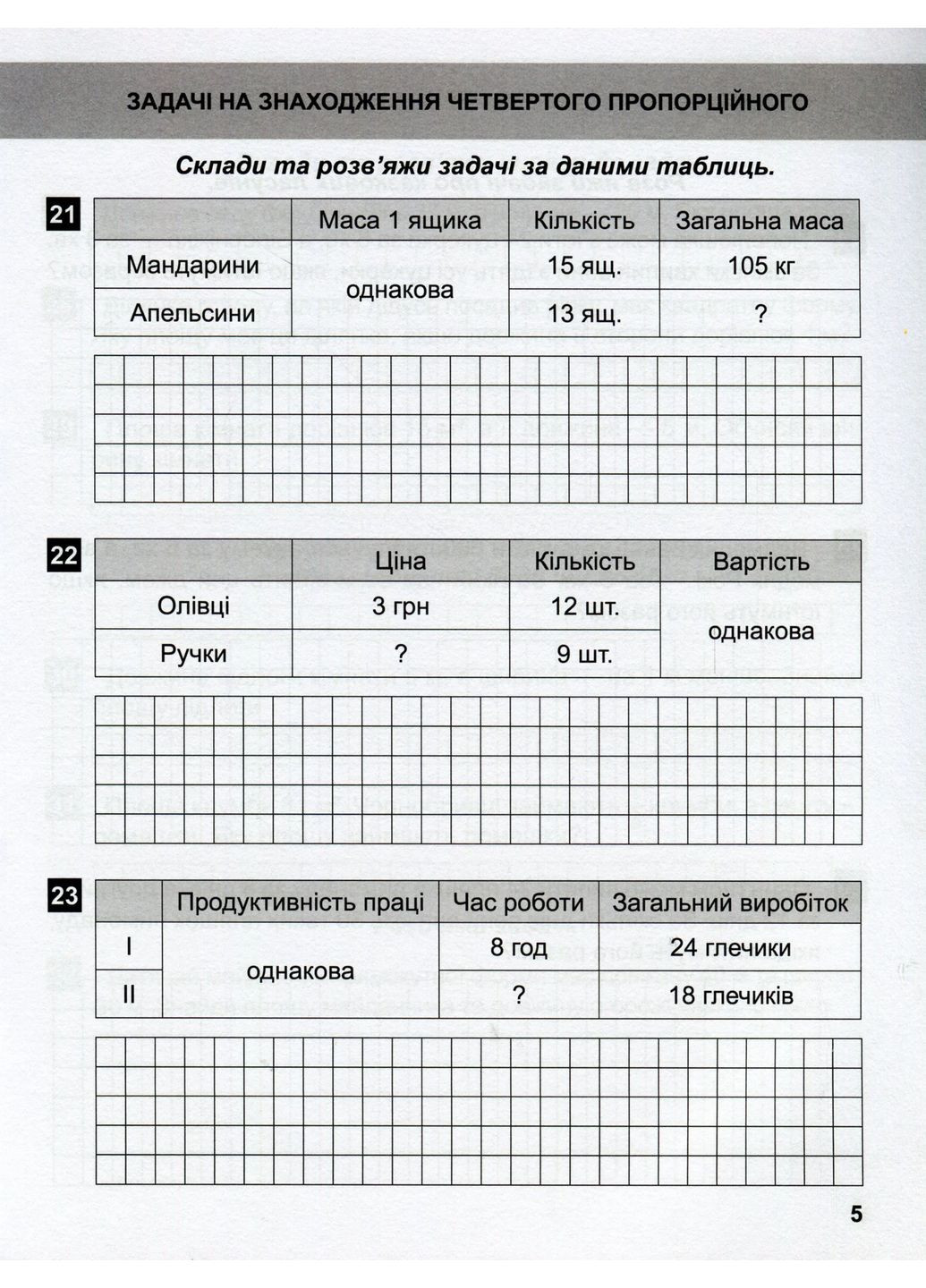 Математический тренажер. 4 класс. Задачи + задачи с логической нагрузкой Торсінг (370063130)