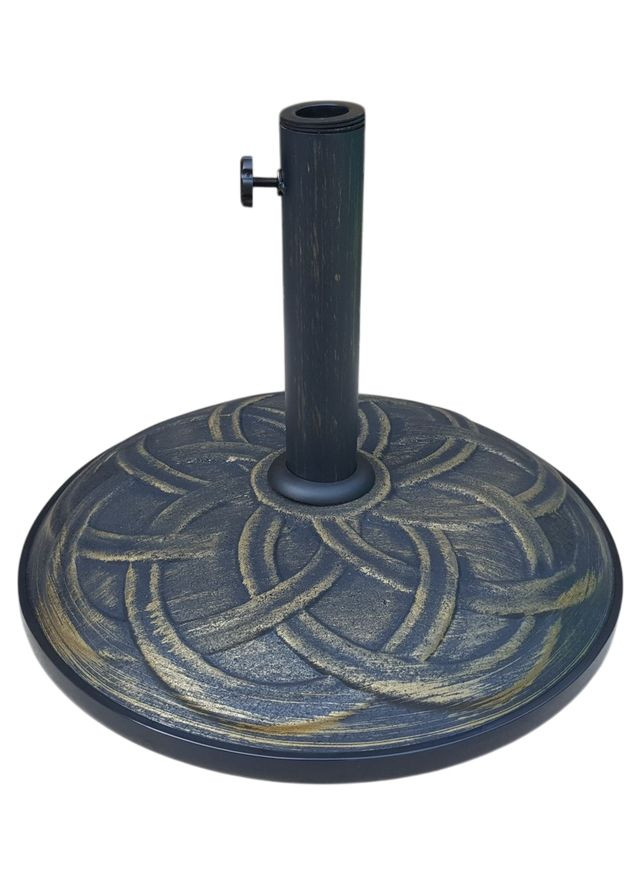 Подставка для зонта Time Eco бетонная 25 кг бронзовая для сада и террасы крепление для зонта ProDobro (367266205)