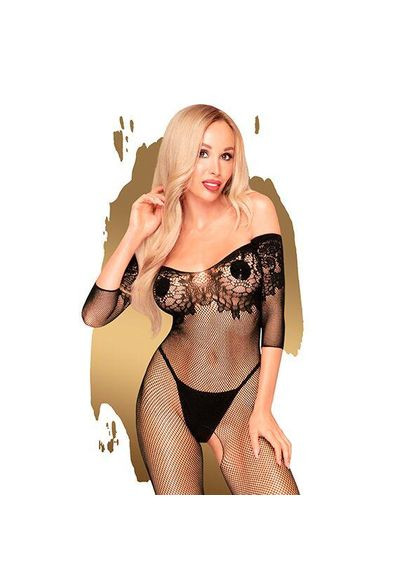 Бодистокинг с имитацией лифа - High Profile Black XL Penthouse (303892068)