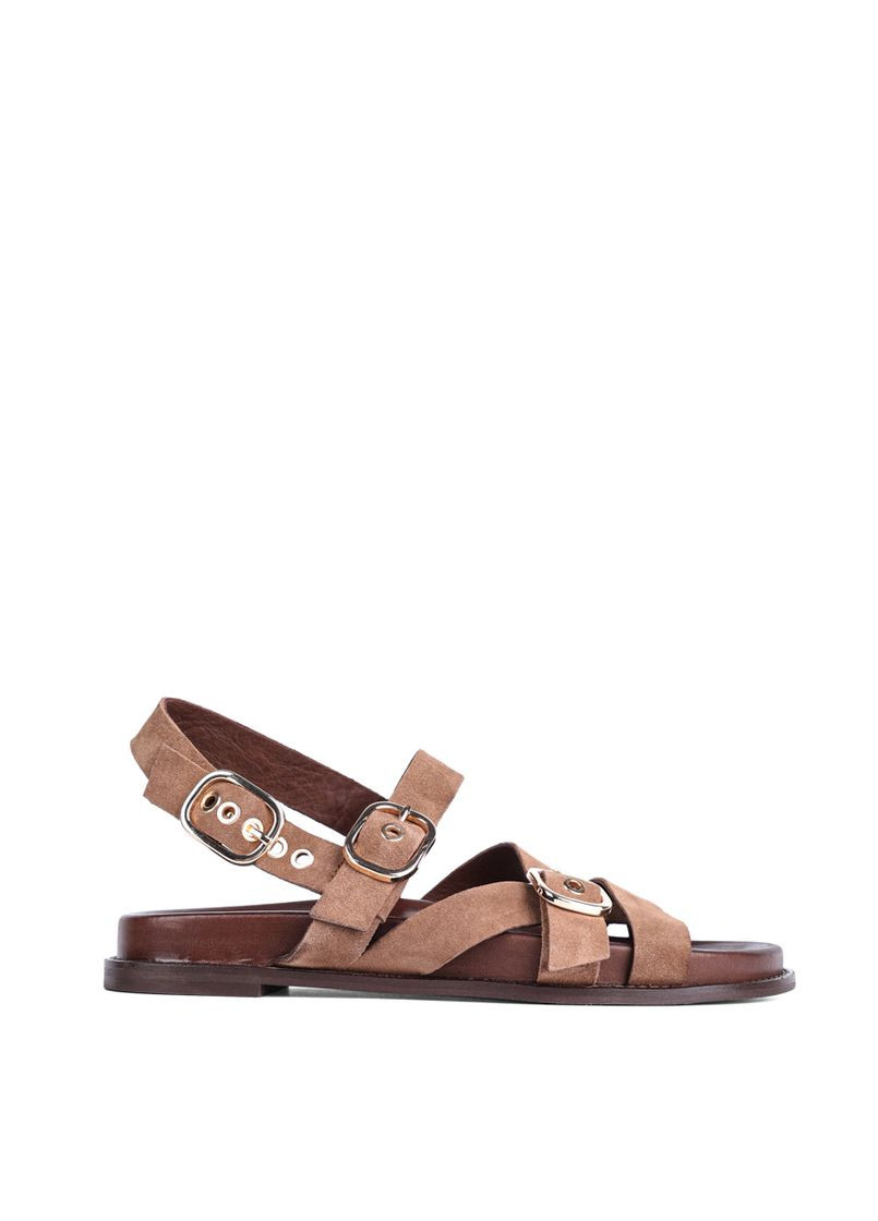 Жіночі Сандалі D51006 Коричневий Велюр Inuovo (362026503)