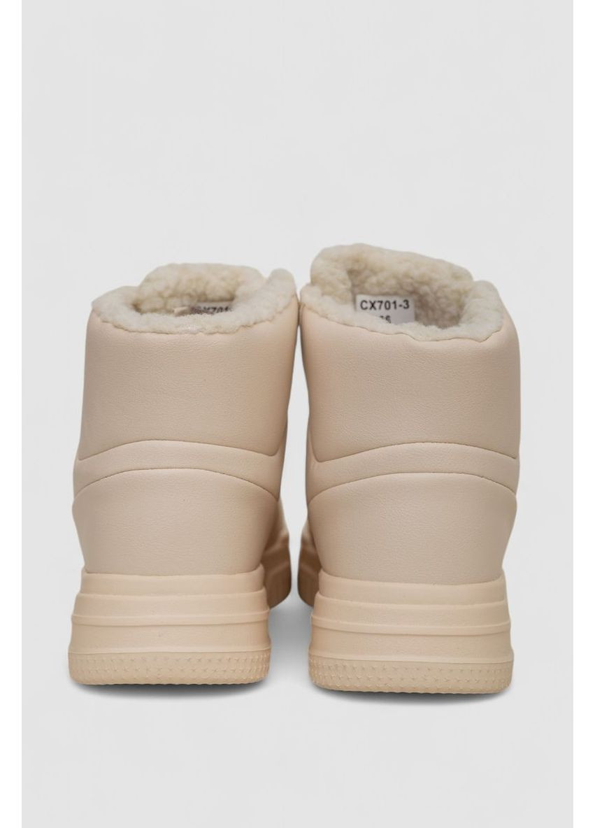 Кросівки жіночі зимові на хутрі Sport Line бежеві зими (367179827)