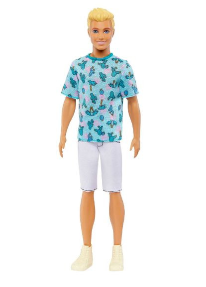 Лялька Кен "Модник" у футболці з кактусами (HJT10) Barbie (290841286)