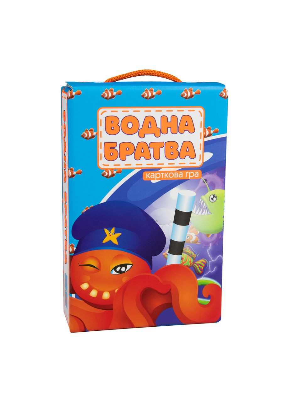 Настільна гра для дітей 5+ Водна братикова карткова розвивальна картонна для компанії 3-6 гравців Strateg (362437064)